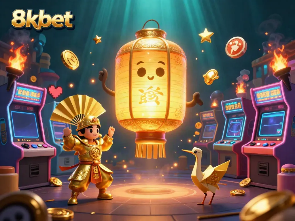 Experience the excitement of 8xbet with vibrant gaming elements and a magical atmosphere.
