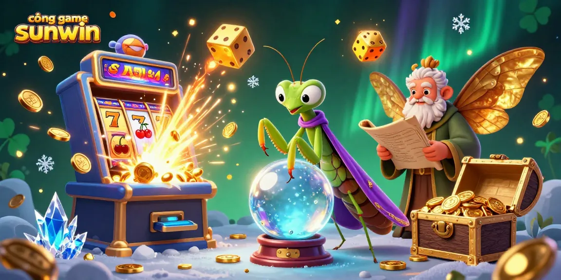 Experience the excitement of cổng game sunwin with vibrant 3D characters and a jackpot explosion.